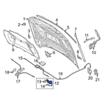For Audi RS6 Avant 2021-2026 4K0823509A Front Hood Latch. Fixed Price $135.45.