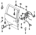 Genuine Ford Lock Cylinder F8XZ-12264A40-KA. Fixed Price $10.85.