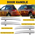 Rear Front Exterior Door Chrome Handles For Infiniti FX35 FX45 Nissan Murano. Fixed Price $68.96.