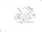 Genuine Oem Mercedes Benz Class W211 Hood Release Handle 2003-2006. Fixed Price $16.71.