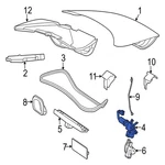 For Jaguar Xjr 2004-2009 C2C1740 Rear Deck Lid Latch. Fixed Price $562.48.