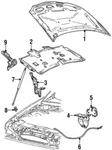 Genuine Ford Hood F6DZ16612A. Fixed Price $938.69.