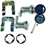 Pair Ford Door Lock Keyed Cylinder W/2 Oem Oval Hard Plastic Logo Keys. Fixed Price $57.24.