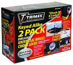Trimax TCL275 Wheel Chock Lock 2-PACK TCL75. Fixed Price $307.90.