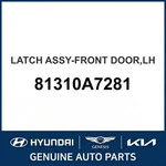 2014-2018 Kia Forte Latch Assembly-front Door Oem New 81310A7281. Fixed Price $229.91.