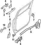 Genuine Nissan 2022-2024 Frontier Lock Actuator 82500-9BU0D. Fixed Price $139.31.