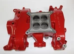 Original Ford Thunderbird Galaxie 312 4V Holley Based Cast Iron Intake Manifold. Fixed Price $599.95.