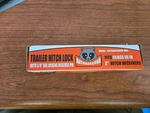 Trailer Hitch - 5/8" Dia Locking Receiver Pin, Fits 2" Tubes,.... Fixed Price $19.99.