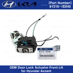 Genuine Oem 813101E040 Door Lock Actuator Front Lh For Hyundai Accent 06-11. Fixed Price $80.75.