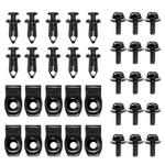 Nilight 35PCS Retainer Fastener Rivet Clips Engine Under Cover Splash Shield. Fixed Price $11.50.