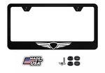 Hyundai Genesis Logo License Plate Frame Black Metal Street Racing New. Fixed Price $19.95.
