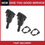 Pack Of 2 For Mitsubishi Eclipse Galant Front Windshield Wiper Nozzles Black. Fixed Price $7.85.