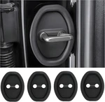 4PCS Car Door Latch Lock Covers Silicone Protectors, Universal Fit Black. Fixed Price $9.49.