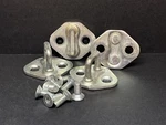 Genuine Honda Door Striker Plate 72135-SDA-A01 With Bolts, Latch. Fixed Price $9.00.