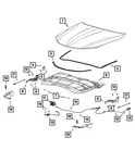 Genuine Mopar Hood Latch Release 68110055AC. Fixed Price $39.08.