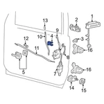 Ford Explorer Sport 2001-2003 F67Z7822023AB Door Lock Cylinder Clip. Fixed Price $40.37.