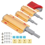 4 Pcs Magnetic Push Latches To Open Door Cabinet Hardware Golden. Fixed Price $22.04.