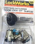 DL47530 Chrysler Mitsubishi Door Set, Cylinders Keys Instructions Lockworks. Fixed Price $69.99.