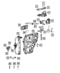 Genuine Mopar Outside Handle To Latch Link Right 68375786AB. Fixed Price $22.33.