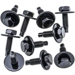 10PCS M6-1.0 20MM Hex Head Sems Bolt W/dog Point For Nissan Infiniti 08146-616. Fixed Price $13.99.