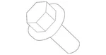 Genuine Ford Rack And Pinion Heat Shield Bolt -W713778-S439. Fixed Price $13.76.