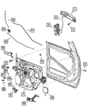 Genuine Mopar Latch Presenter Right 68045136AA. Fixed Price $36.99.