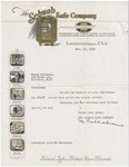 Rare Letter Bill Head - Schwab Safe Company 1935 Graphics Lafayette In Locks. Fixed Price $85.00.