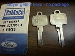 Oem Trunk And Glove Box Key Blank 1952-1964 Mercury Comet Montclair Monterey 63. Fixed Price $25.99.