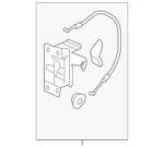 Genuine Honda Sliding Door Latch 72655-SHJ-A02. Fixed Price $278.37.