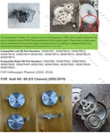 A8 S8 D3 Upgraded Aluminum Trunk Motor Gear Kit Audi 4E0827851H 2003-2010. Fixed Price $299.00.