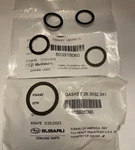 Subaru Diff Fill Plug Drain Gasket Set 803926090, 803918060 Trans. Fixed Price $29.95.