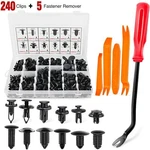 Nilight 240PCS Bumper Retainer Clips With Remover Car Rivets Fasteners. Fixed Price $19.99.
