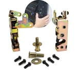 Autoloc Small Slimline Locking Bear Claw Jaw Car Door Latch Set W/ Striker Bolts. Fixed Price $76.95.