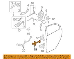 Genuine Honda 72840-SNE-A01 Right Rear Door Checker. Fixed Price $29.81.