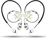Weileite Rear Door Latch Cable Assembly Fit Left Driver And Right Passenger. Fixed Price $103.96.
