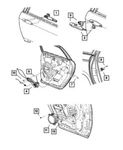 Genuine Mopar 2004-2007 Chrysler Pacifica Door Latch Rear Right 4894268AG. Fixed Price $90.71.