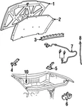 Genuine Ford Hinge XF5Z-16796-BA. Fixed Price $39.00.