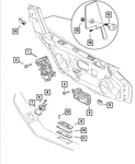Genuine Mopar Door Restraint Interlock 5245098AB. Fixed Price $25.86.