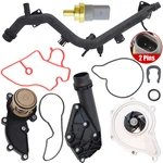 Water Pump & Thermostat Crossover Pipe Kit For (2009) Audi A4 Quattro 3.2L V6. Fixed Price $163.78.