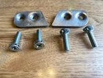 Ford B7A-7022015-A 1957-58 Mercury Lh +rh Door Lock Striker Auxiliary Plate Nos. Fixed Price $25.00.