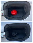 Ford Red Gas Cap Dust & Water Cover 2021-2025 F-150, Ez Fuel Filler. Fixed Price $9.99.
