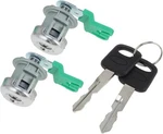 Autohaux Pair Door Lock Cylinder Set W/ 2 Keys Ford F150 Silver Tone. Fixed Price $29.87.