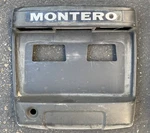 00-06 Gen 3 Mitsubishi Montero Pajero Limited Rear License Plate Trim Handle. Fixed Price $129.95.