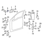 Ford F-150 2004-2014 4L3Z1522023AA Tailgate Lock Clip. Fixed Price $16.59.