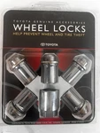 Toyota Genuine Wheel Locks Alloy Lug Nuts Set P/n 00276-42960 With Key. Fixed Price $29.99.