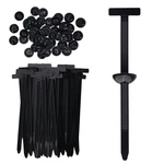 100 Pcs Nylon Universal Cable Tie Buckle For Car Self-locking And Easy Install. Fixed Price $12.77.