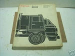 Mopar Used Service Manual 70 Dodge Trucks H/d 500-1000. Fixed Price $55.00.