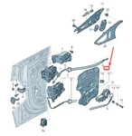 New Audi A7 Sportback Front Right Door Inner Panel Cover 4G8837096. Fixed Price $59.20.