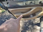 Clean 95 96 97 Jaguar XJ6 Left Rear Driver's Side Door Arm Rest Pull Handle Sdc. Fixed Price $49.50.