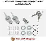 Fits 1953-1966 Chevy/gmc Pickup Trucks And Suburban's Ignition & 2 Door Lock Set. Fixed Price $75.95.